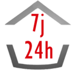 logo 24h/24 et 7j/7